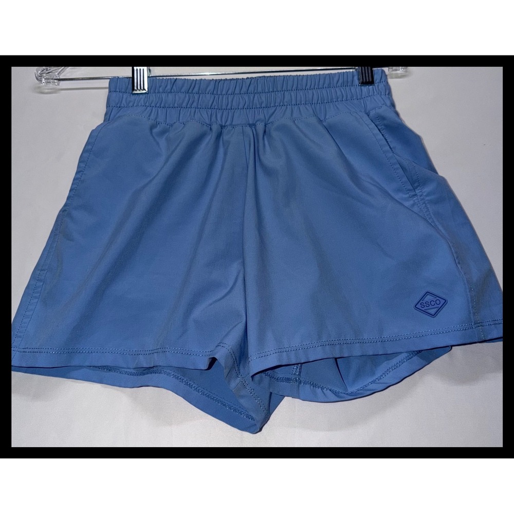SSCO Hybrid Shorts Kids Size‎ YLG Blue Athletic Activewear Active Shorts